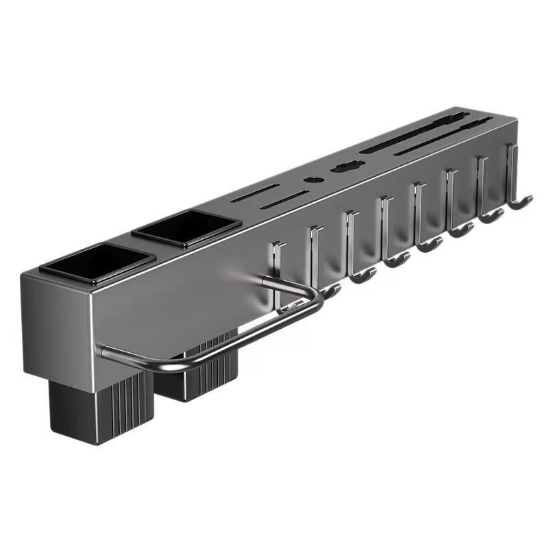 Estante de almacenamiento de cocina Chaozhou, sin taladro, moderno y sencillo soporte de pared para cuchillos de cocina, estante para guardar cuchillos.