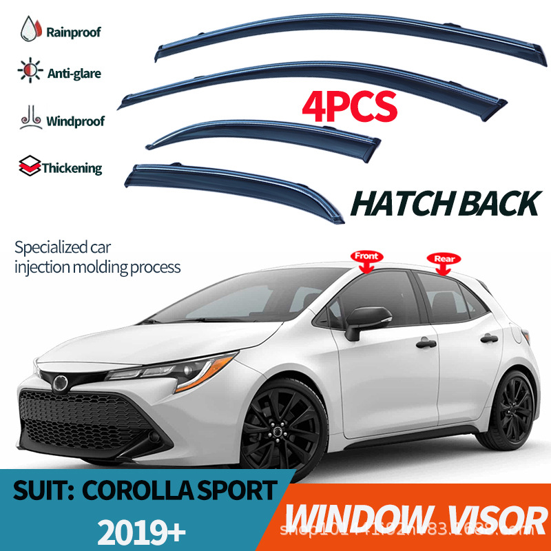 Applicable to Toyota Corolla Hatchback Sunny and Rainy Corolla hatchback 2019 Window visor