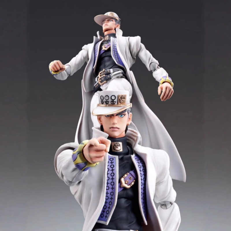 ジョジョ奇妙冒険超像可动空条承太郎白衣可动フィギュア置物|undefined