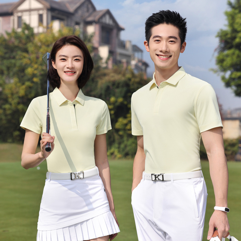 Golf Polo Shirt Printed with Logo Corporate Work Clothes Custom Lapel Men's Anti-Wrinkle Short-Sleeved Breathable Cultural Shirt Group
