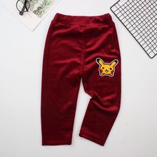 儿童弹力打底裤罩裤金丝绒裤子秋冬男女宝宝可套手工棉裤