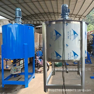 根据物料特性定制合适搅拌罐 加热冷却化工搅拌罐 白乳胶搅拌机