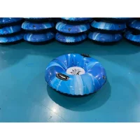 Уличное лыжное кольцо из ПВХ Надувное лыжное кольцо Amazon Pad износостойкая морозостойкая надувная Лыжная трубка в виде снежинок