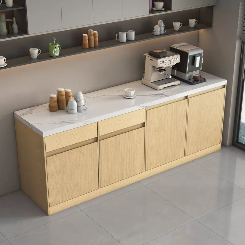 Встроенный шкаф-бар для воды, домашний настенный шкаф для чайной комнаты, мраморный бар, офисный шкаф для резки и мытья