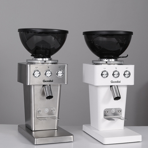 Gramley CRM9015A Commercial Coffee Grinder, Stainless Steel Electric Home Espresso Cross-Border Quantitative Grinding Machine