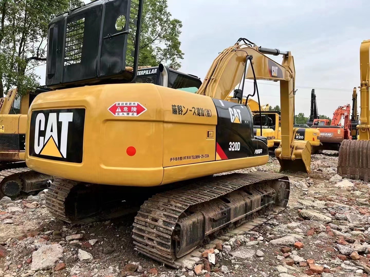 Exportación de comercio exterior compra de segunda mano Carter 320 excavadora 90% nueva