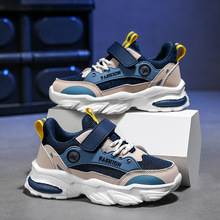 时尚透气男童童鞋儿童运动鞋子春秋款2025新款冬季中大童男孩跑鞋