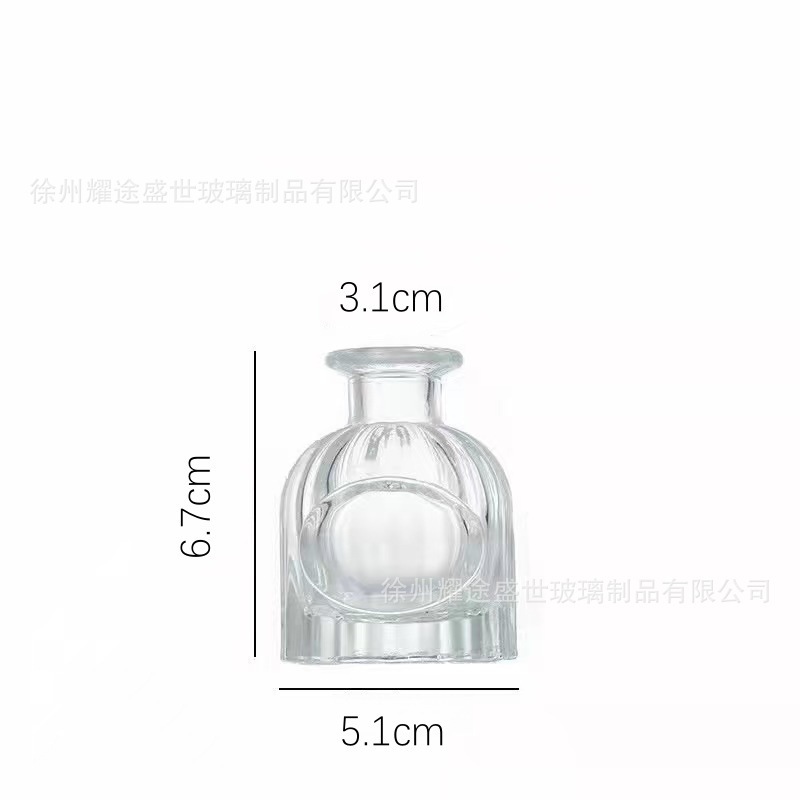 クロスボーダー卸売小さな花瓶装飾品、インスタイルホームデスクトップリビングルームフラワーアレンジメント、高級ガラス花瓶|undefined