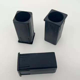 塑料方管胶套连接胶件帐篷连接套方形空套家具转接头胶套中空管套