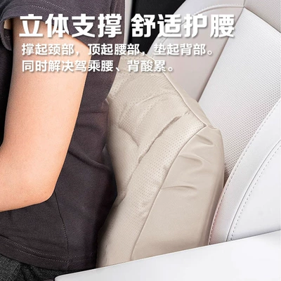 Headrest and Lumbar Support: Headrest
