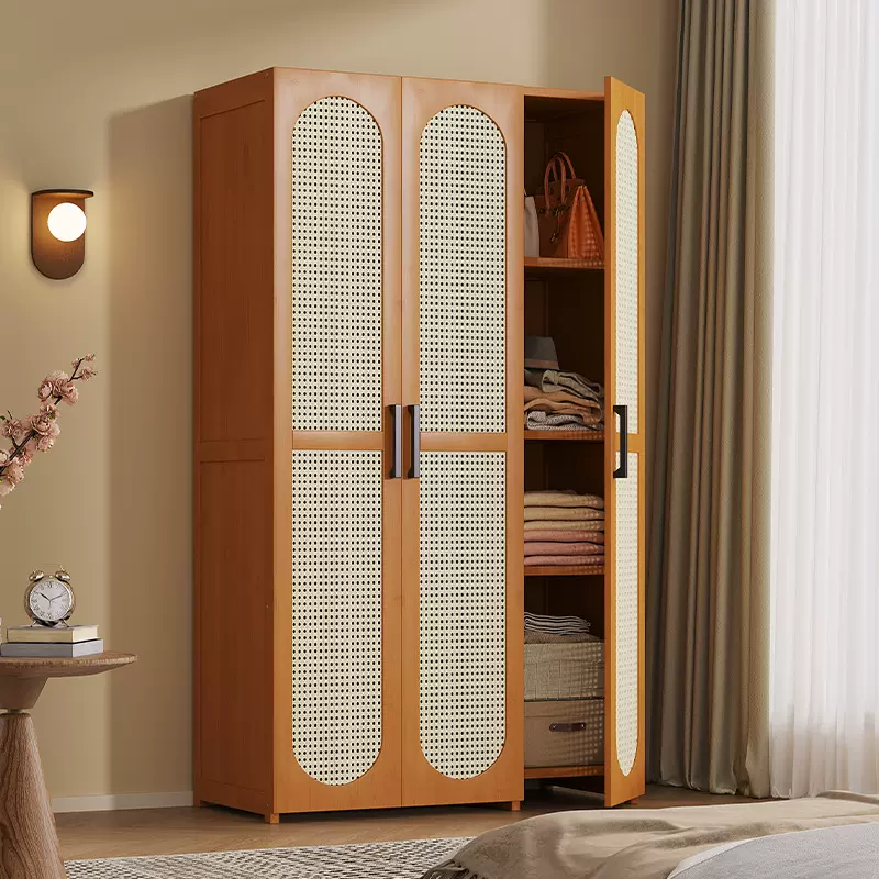 透气门卧室衣柜宿舍简易防尘衣橱挂衣架组装衣帽架2025爆款出租房