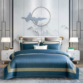 轻影 cosheen可欣至尊全棉贡缎四件套件