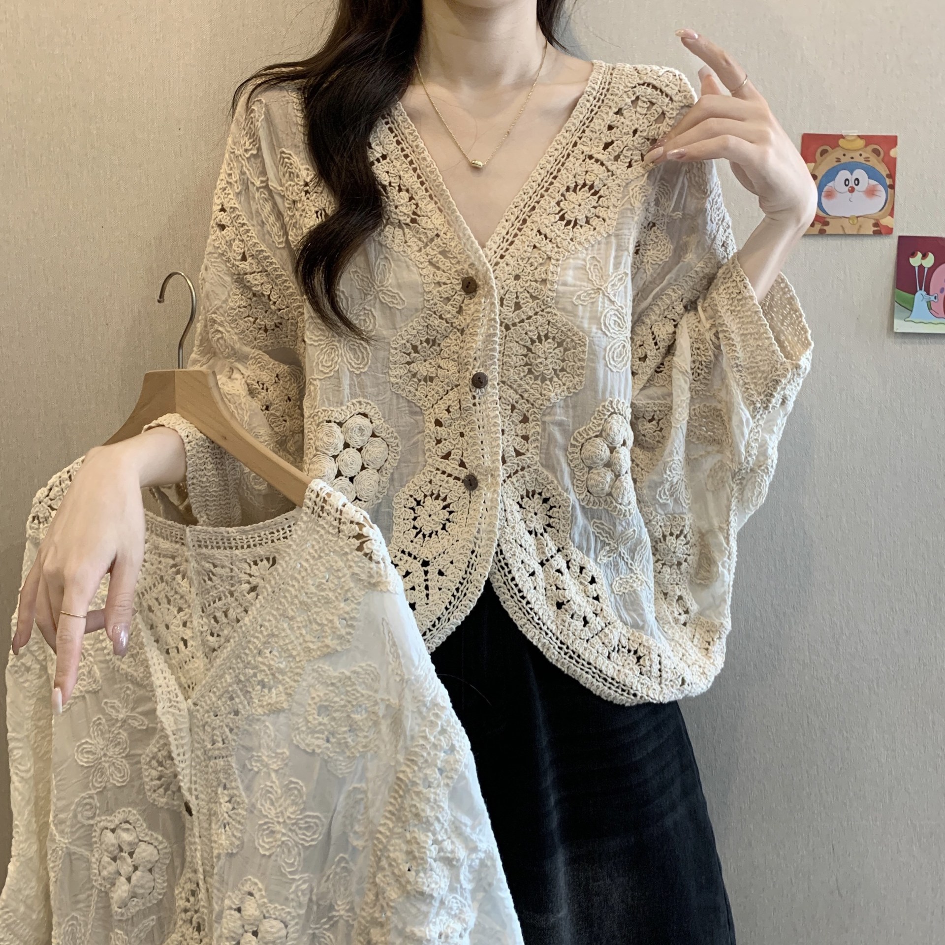 Spring summer lace cardigan