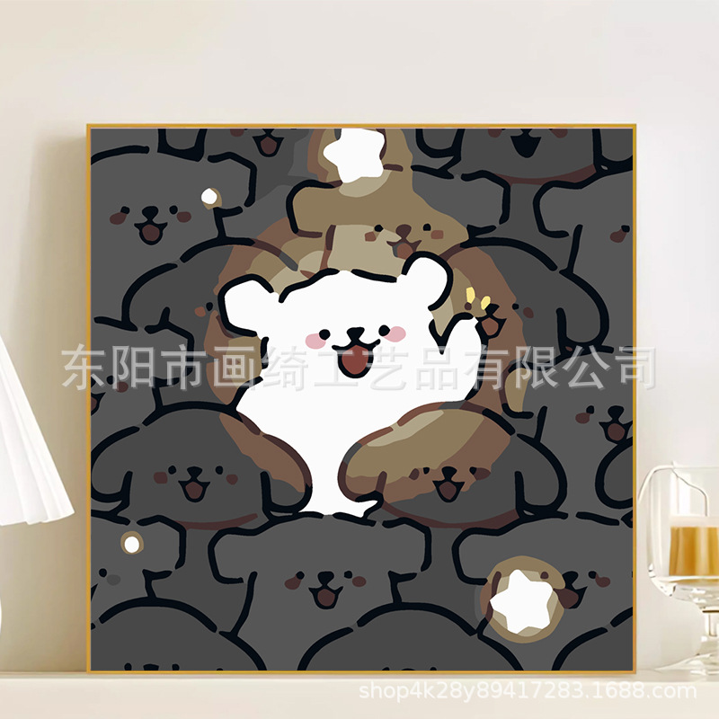 R022 / 20*20CM(画笔+颜料+绷好内框）