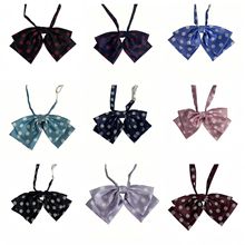 波點領結可愛配飾軟妹jk制服襯衫甜美校供感搭配物日式學院風裝飾