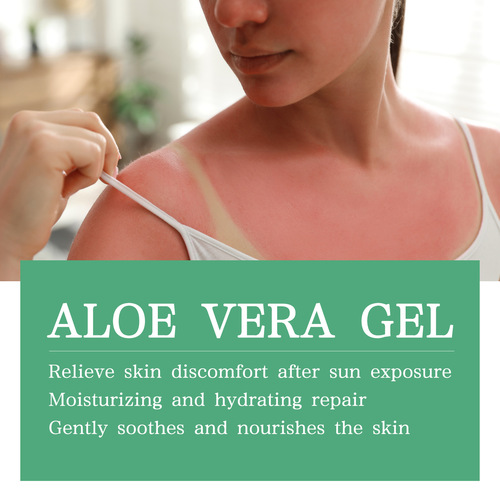 OUHOE Darkening Cream Aloe Vera Gel Summer Beach Bronze Darkening Cream Sunburn Repair Gel