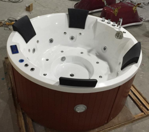 Round bathtub massage surfing constant temperature control panel function indoor and outdoor bath bathroom Independent round bathtub