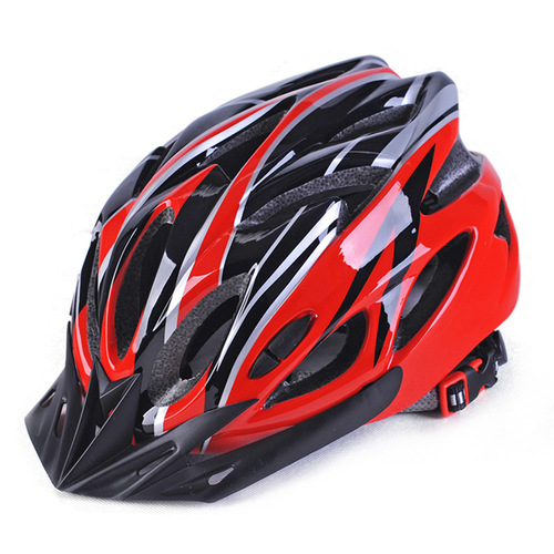 Bicycle helmet, unisex road, mountain bike cycling helmet, one-piece adjustable outdoor sports cycling gear