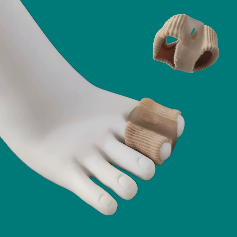 New double-hole glue block toe splitter Big thumb toe overlap separator