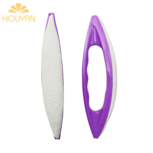 Nail tools sheepskin file purple polishing sheepskin rub nail care supplies matching polishing wax suit tools