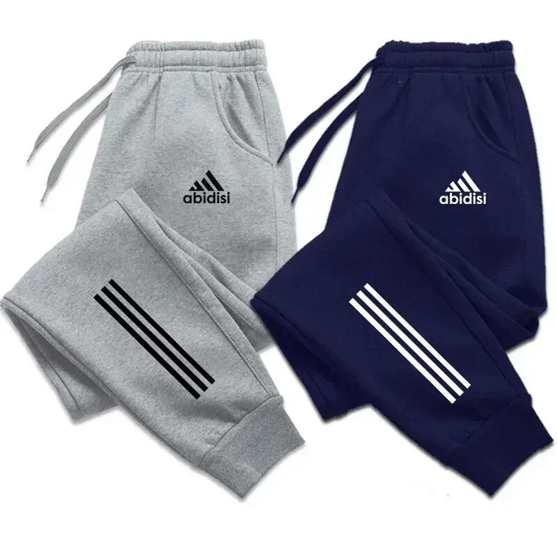 2026 New Model Men's Spring and Autumn Printed Jogging Pants, Casual Training Pants, Fashionable High-Quality Fitness Sports Pants
