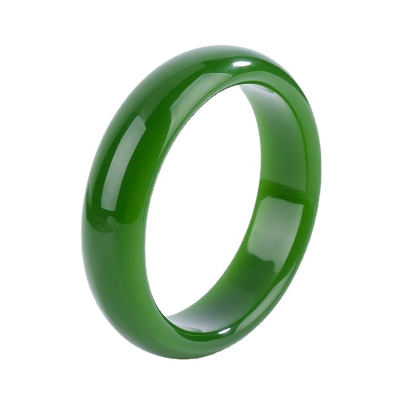 Браслет из зелёной яшмы jasper jade