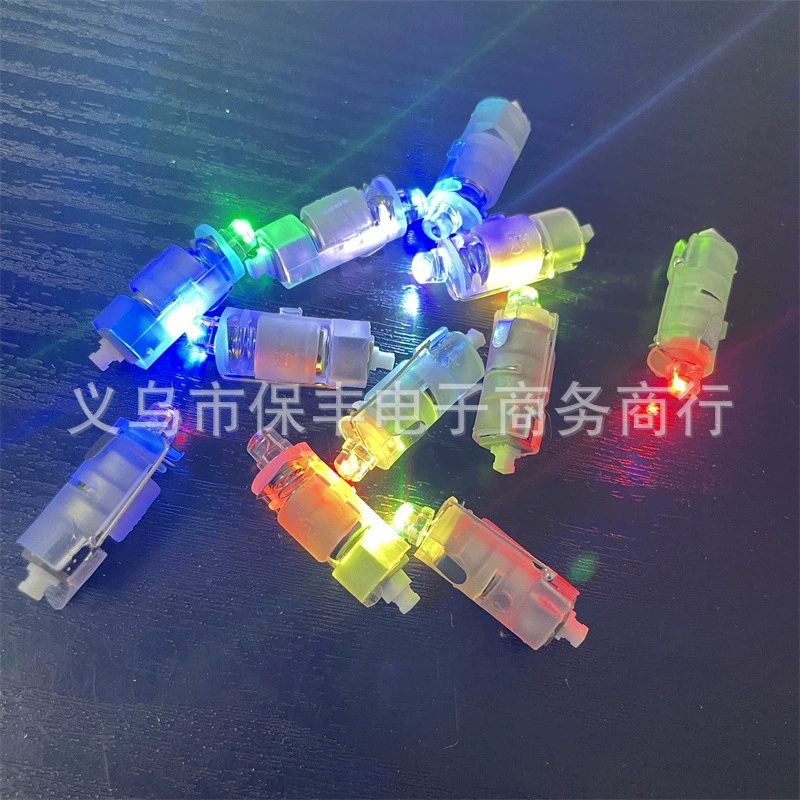 Нижняя кнопка переключатель света мини-маленькая лампочка DIY ручной работы декоративная светодиодная электронная лампа игрушка фитиль самоблокировка лампа