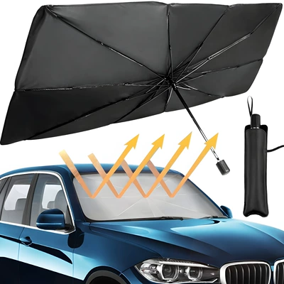 portable parking car inner: Sun shade