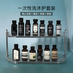 酒店用品一次性洗发水30ml小瓶装40毫升护发素56ML白茶沐浴露套装