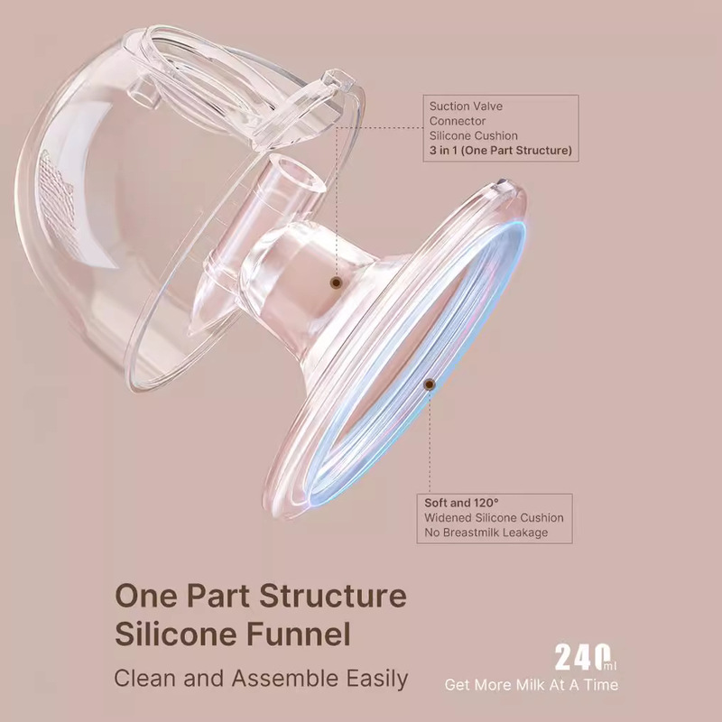 免手扶可穿戴式吸乳器便携一体式电动吸奶器Electric breast pump|undefined