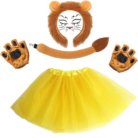 Halloween Déier Oueren kreativ Requisiten Zoo Léiw Oueren Kappband Kappschmuck_voghion.com