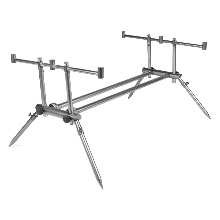 W.P.E fishing rod bracket European carp fishing bracket three-head Library foldable retractable adjustable portable fishing gear