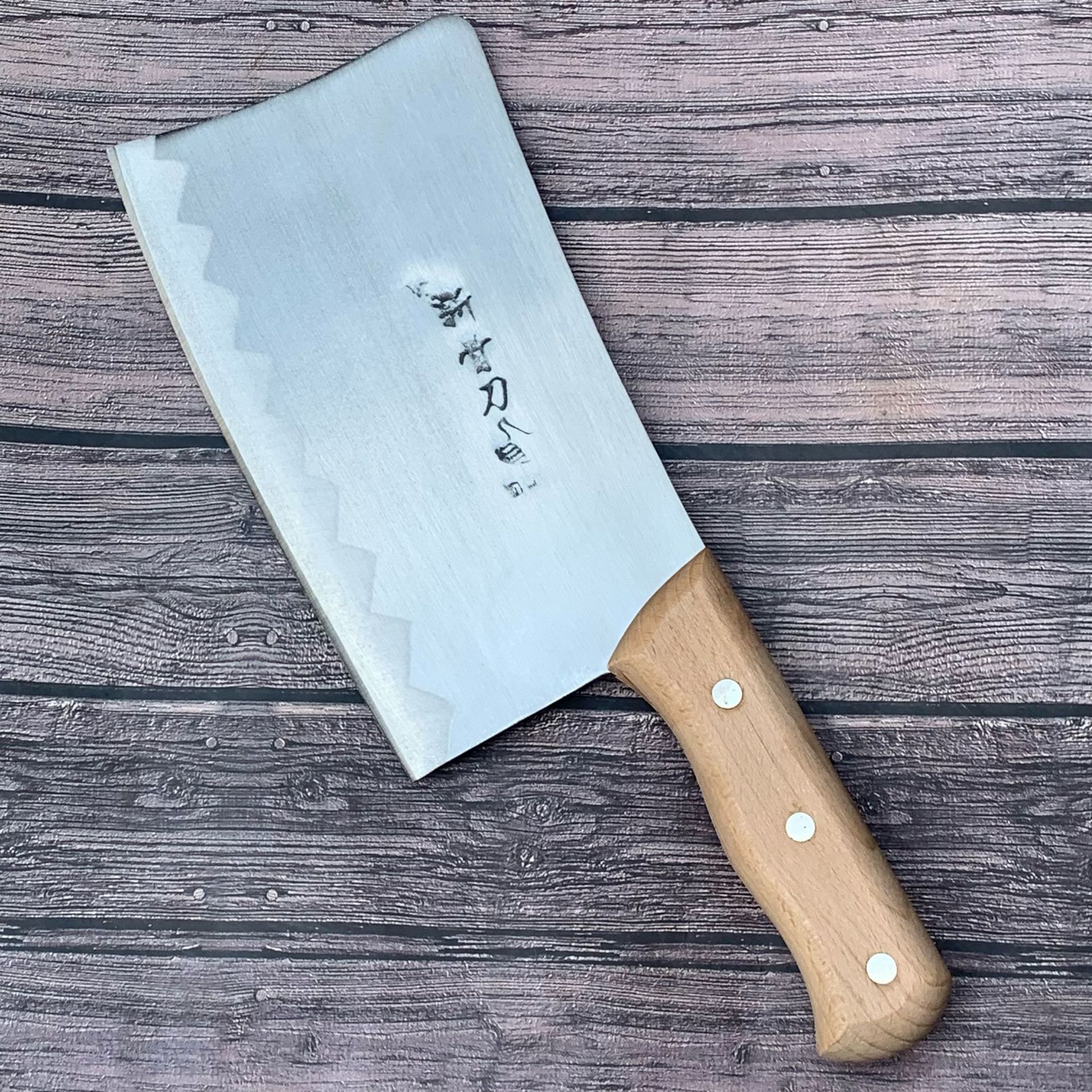 批发途霸3号木柄斩骨刀    排骨刀   剁骨刀   家用刀   厨房刀具