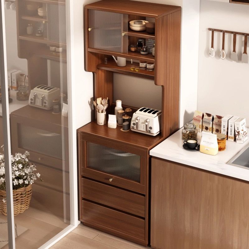 Wass Sideboard Home Kitchen Cabinet Living Room Wall Side Cabinet Storage Cabinet Antique Style Tea Cabinet Storage Cabinet