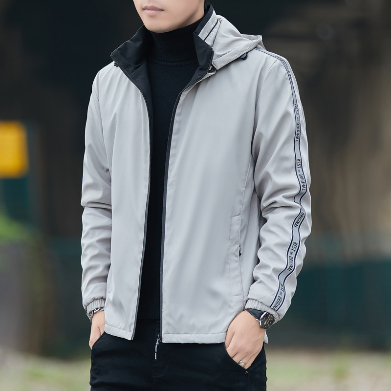 Chaqueta casual para hombre 2022 Abrigo con capucha engrosada forrada de lana de invierno Moda coreana más tamaño primavera y otoño para hombre