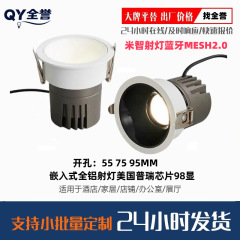 米智能厂家源头LED深防眩射灯7W12W智能调光调色无主灯家装洗墙灯
