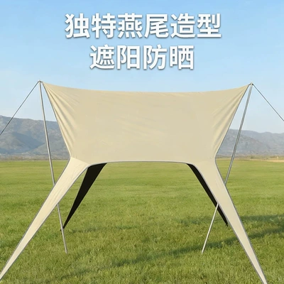 Glue Sunscreen Sunshade Tent — Avtomobil yan çətirləri