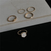 Brand small design advanced set, fashionable ring, high-quality style, simple and elegant design, on index finger