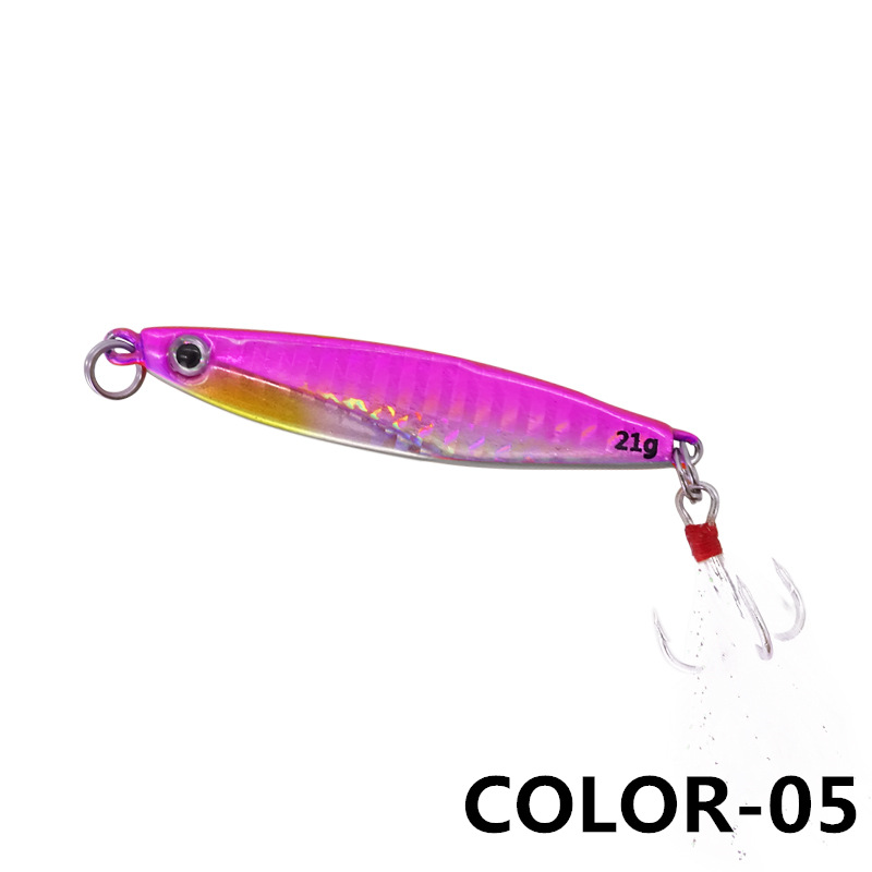 Metal Jigging Fishing Lures Deep Diving Spoon Daits Dass Trout Fresh Water Fishing Lure