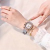 Fashionable square swiss watch, advanced quartz watches, bright catchy style, high-quality style, diamond encrusted, wholesale