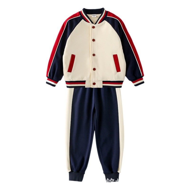 School uniform for primary school students summer clothes Sports children's class clothes suit summer kindergarten Garden clothes summer large class graduation clothes
