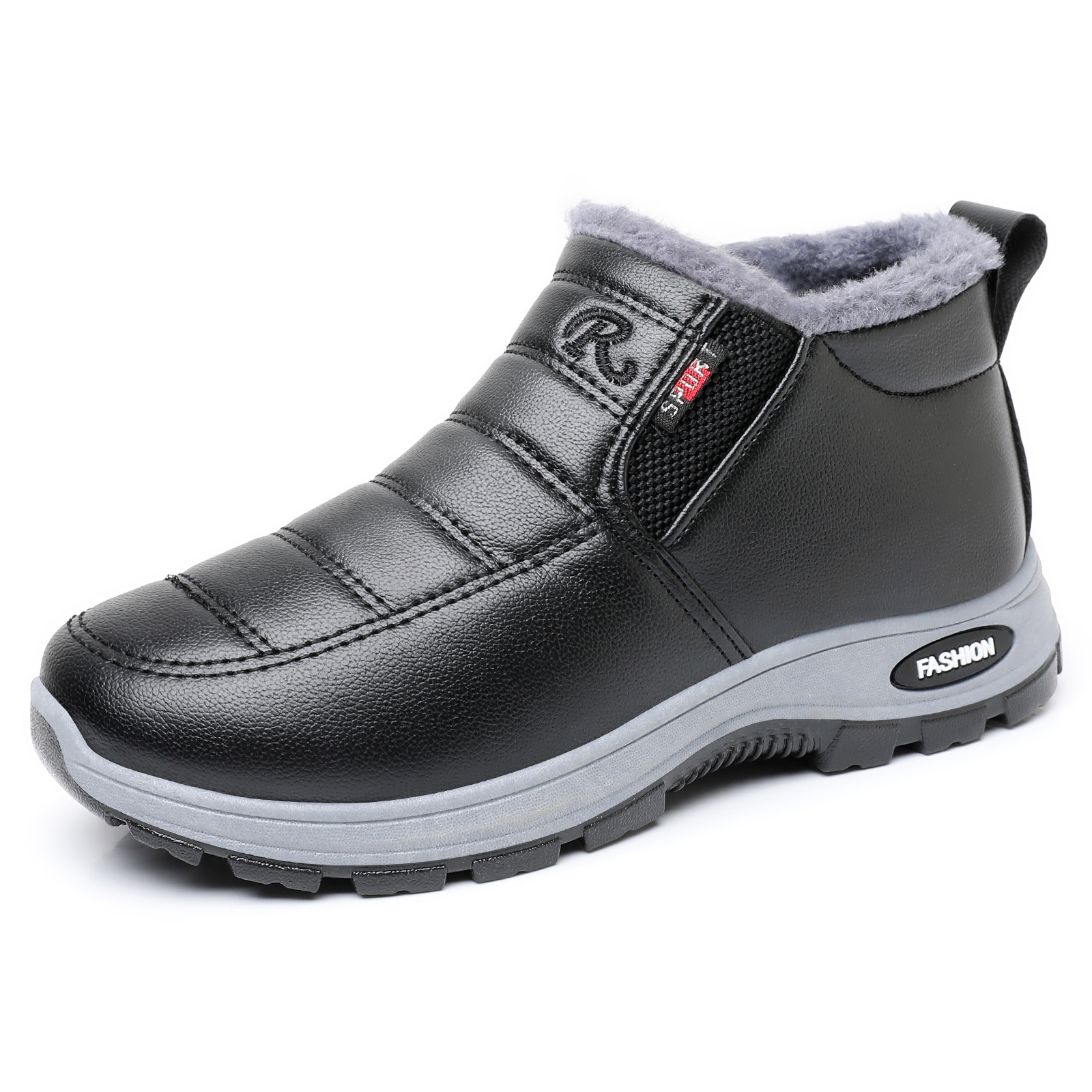 Zapatos de invierno de mujer zapatos de algodón de un pie zapatos casuales de mujer de suela gruesa, zapatos casuales de baja altura, al por mayor transfronterizos poco profundos