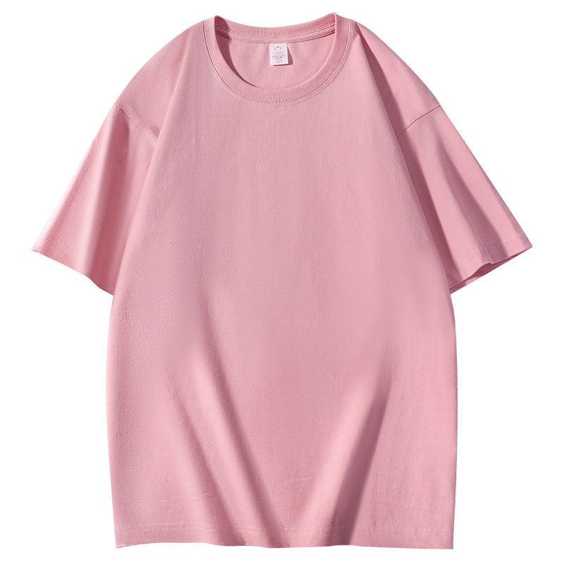ロゴプリント付きピュアコットンラウンドネックTシャツ、ピュアコットン半袖クラスユニフォーム、文化シャツ、パーティーチームビルディングチーム作業服|undefined