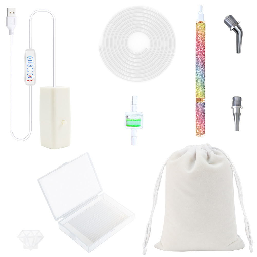 Pintura de diamantes nuevo bolígrafo de perforación de puntos eléctrico Amazon nuevo bolígrafo de succión al vacío broca de punto de succión herramienta de bricolaje