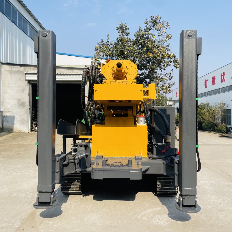 FY500 máquina de perforación de pozo de agua hidráulica completa máquina de perforación de pozo de agua neumática tipo rastreo