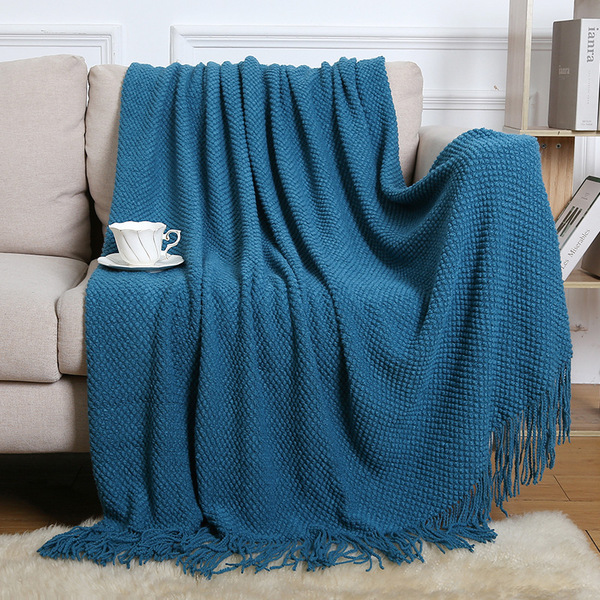 Wool knitted carpet sofa