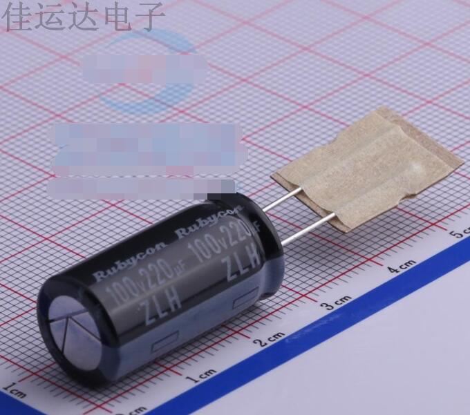 100ZLH220MEFCG412.5X25 规格 220uF 100V 引线型铝电解电容 