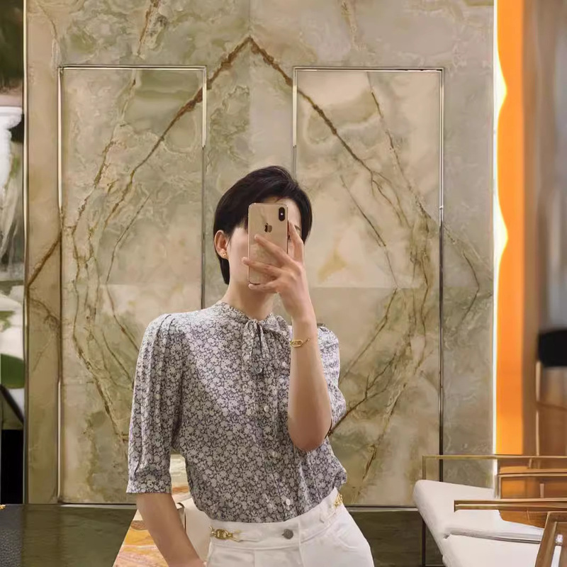 Haute Couture 2021 Spring/Summer New Collection Provence Printed Shirt and Skirt Set Haute Couture 2021 Spring/Summer New Collection Provence Printed Shirt and Skirt Set