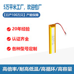 厂家批发3.7 V 3000毫安软包锂电芯可充电便携式数码锂聚合物电池