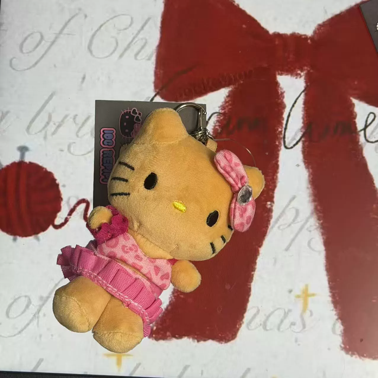 Плюшевая подвеска-брелок для ключей (Hello Kitty) симпатичная кукла, мягкая мини-плюша 10+ вариантов дизайна, подарок 0.038 кг